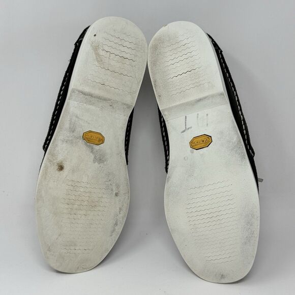 Ernest Hemingway Boat Deck Shoes Mens 12 M Green Suede White Leather Casual - Picture 13 of 15